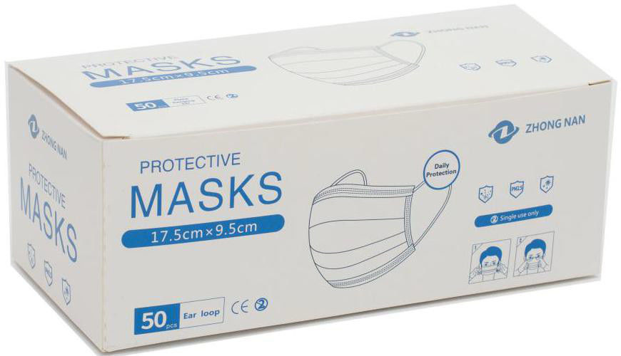 3 Falten-schützende Wegwerfgesichtsmaske für Virus-Schutz-multi Farbe