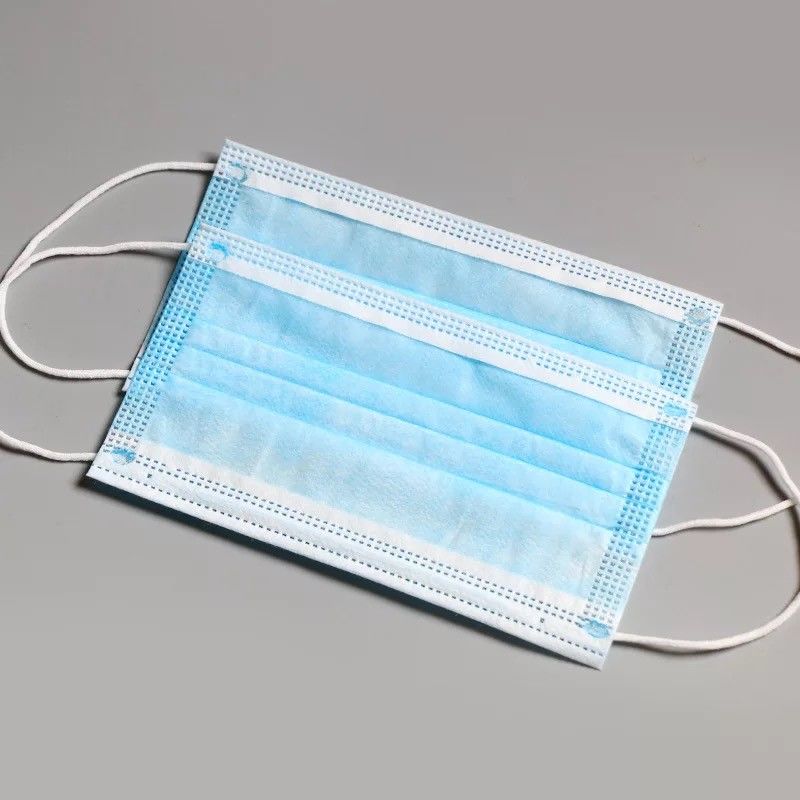 Krankenhaus-Wegwerfgesichtsmaske/Wegwerfnicht gesponnene Gesichtsmaske 175mm*95mm