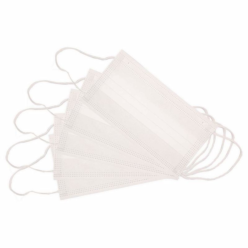 Farbe fertigte die 3 Falten-chirurgische Masken-einzelne Gebrauchs-Staub-Verhinderungs-einfache das Tragen besonders an