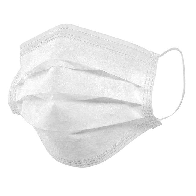 Die Breathable 3 Falten-chirurgische Maske/3 üben nicht gesponnene Gesichtsmaske-Staub-Verhinderung aus