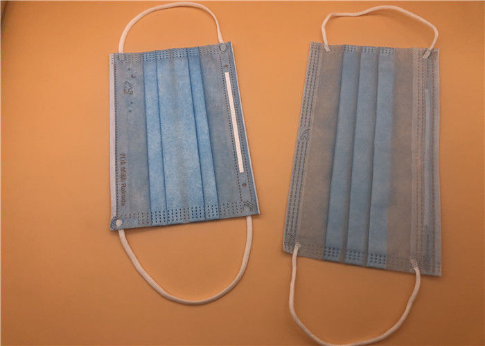 weiße Breathable Wegwerfmaske 3Ply mit Bindung auf Spunlace/Spunbond