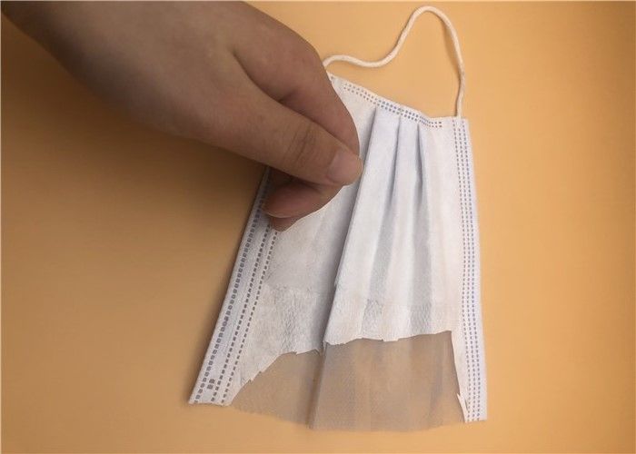 Einfache atmende Wegwerf3 Schicht-Gesichtsmaske hohes BFE weich bequem