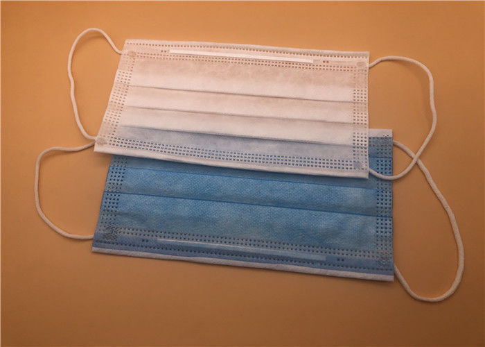 Die Breathable 3 Falten-chirurgische Maske/3 üben nicht gesponnene Gesichtsmaske-Staub-Verhinderung aus
