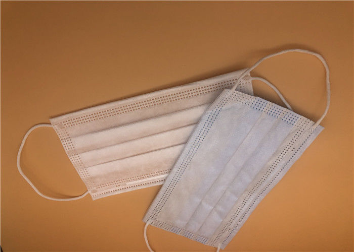 Fusselfreie flüssige beständige die 3 Falten-chirurgische Masken-Nase schützen hohes Breathability