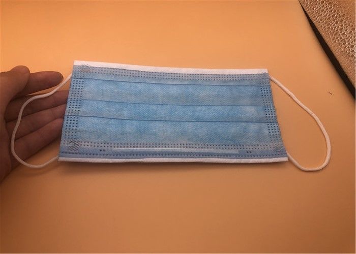Zahnmedizinische erwachsene medizinische Wegwerfmaske/gesundheitliche chirurgische Wegwerfmaske 3 Falte